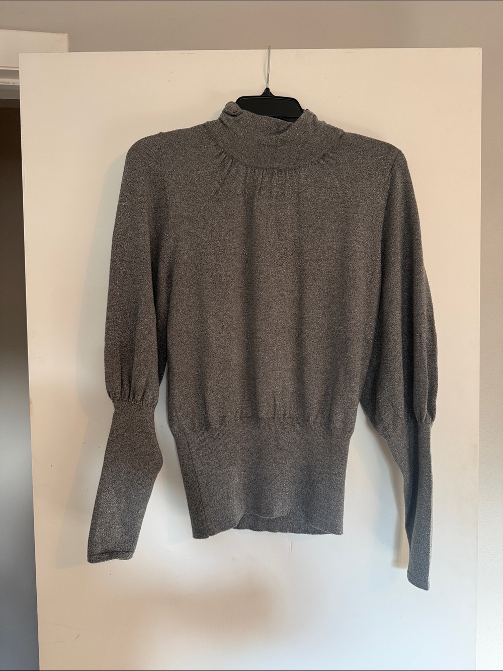 Grey shimmer sweater